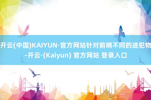 开云(中国)KAIYUN·官方网站针对前哨不同的进犯物-开云·(Kaiyun) 官方网站 登录入口
